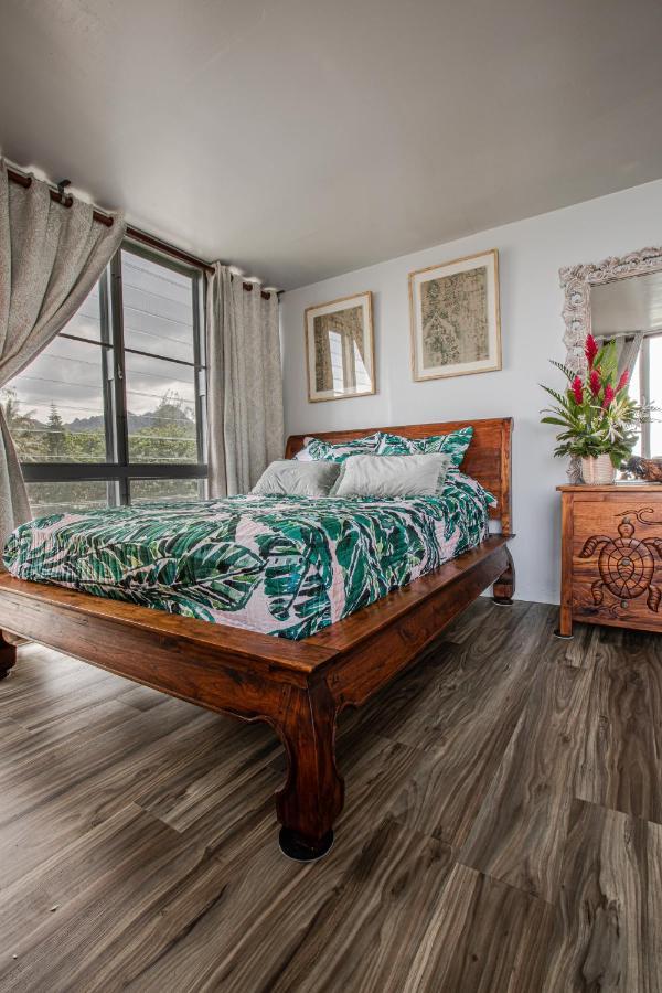 Breezy Beachfront Bali-Style Haven 180 Degree Oceanview Hau'ula Dış mekan fotoğraf